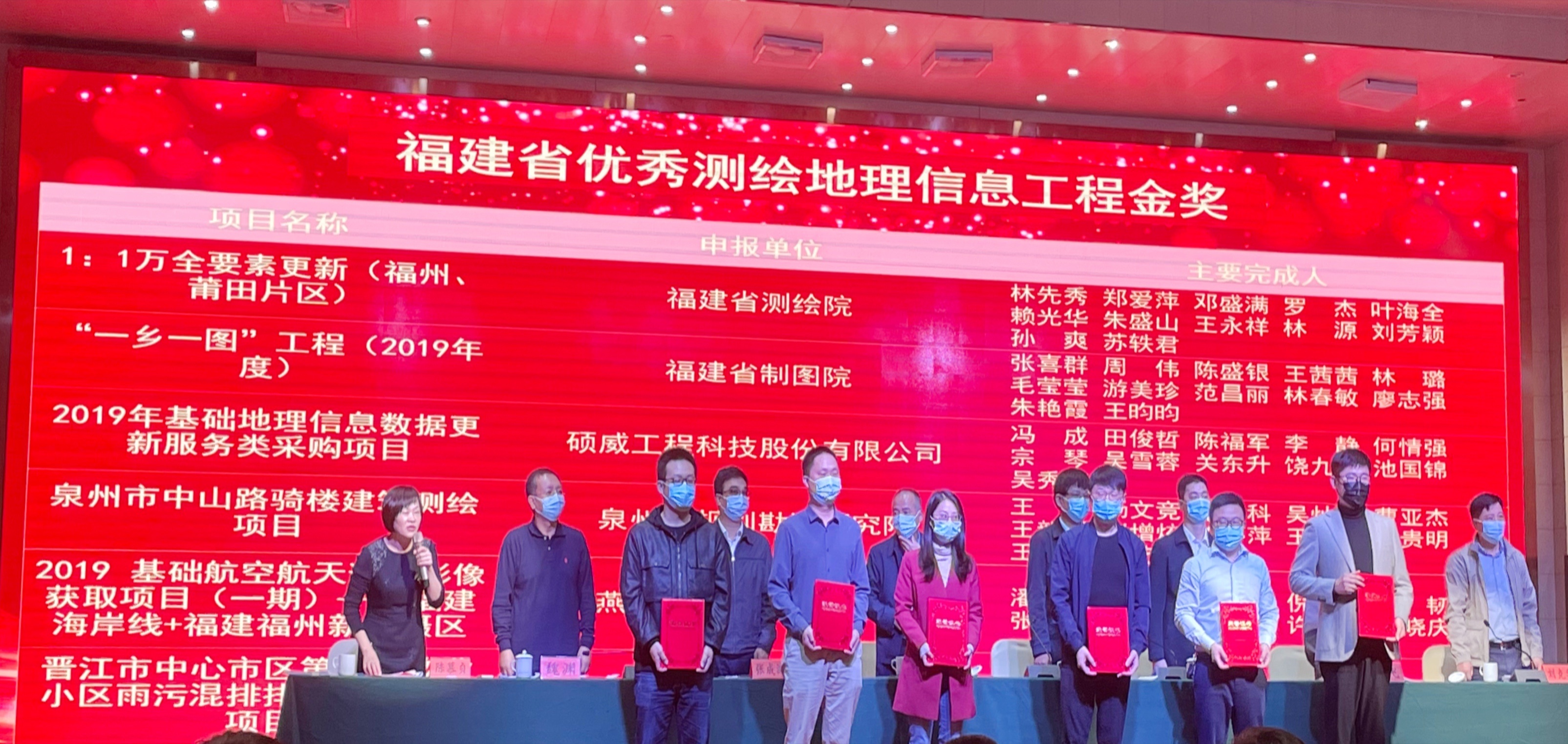 喜報！飛燕遙感榮獲2021福建省優(yōu)秀測繪地理信息工程獎金獎